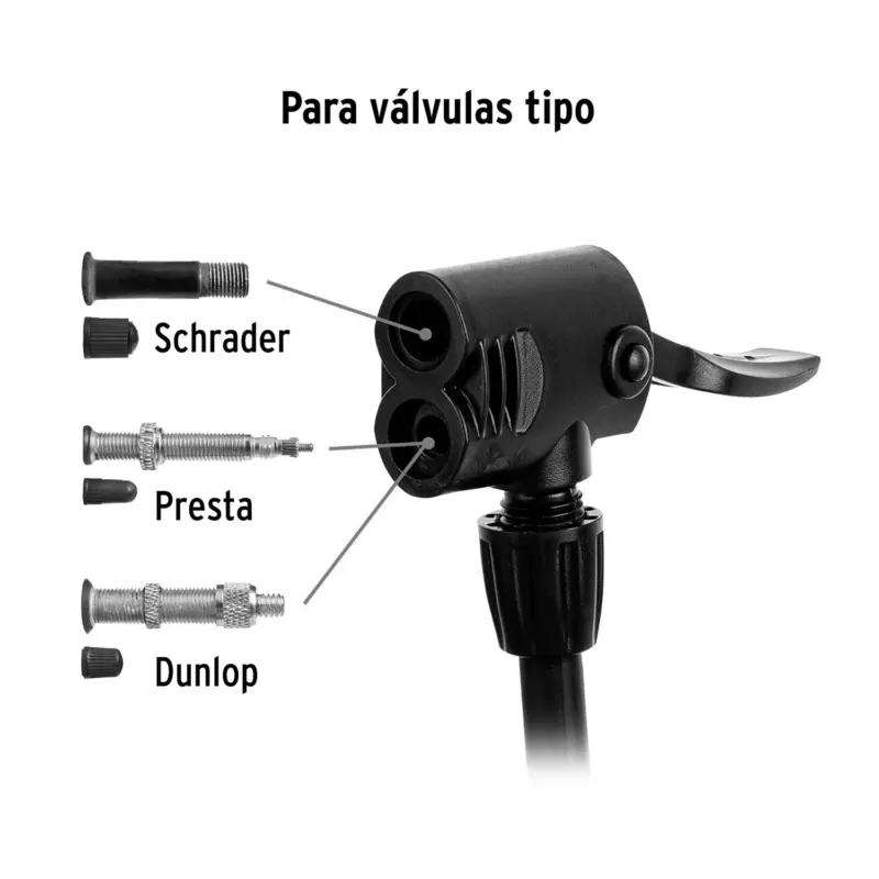 INFLADOR TRUPER DE 100 PSI - BICICLETA PELOTAS - Imagen 5