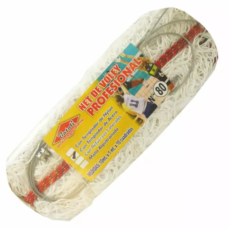 Net de Voley Profesional c/ cable nylon 10 metros