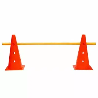 4 conos c/orificios + 2  bastones