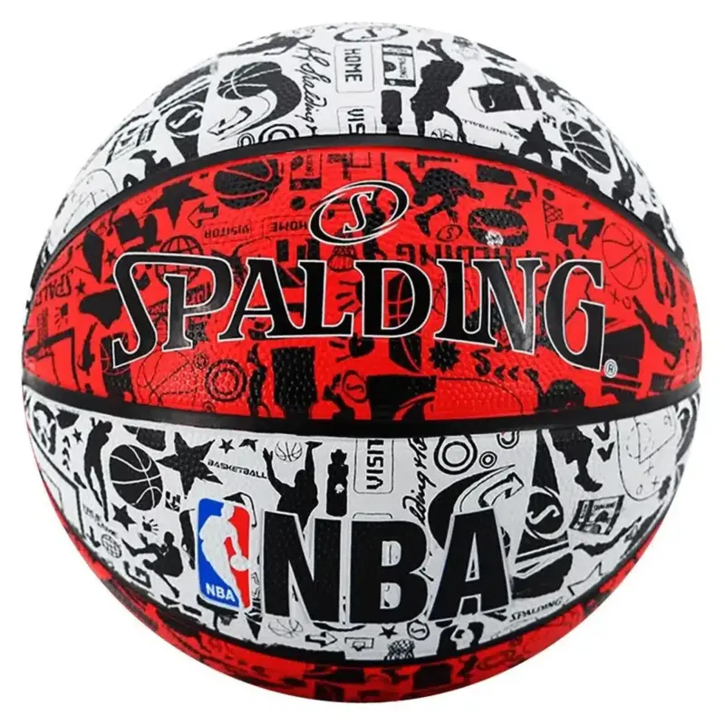 Pelota de Basket Spalding Graffiti NBA Rojo #7