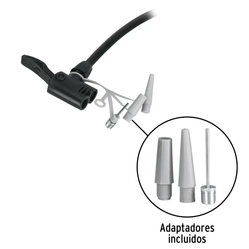 INFLADOR BICICLETAS Y PELOTAS DE 80 PSI - PRETUL - Imagen 6