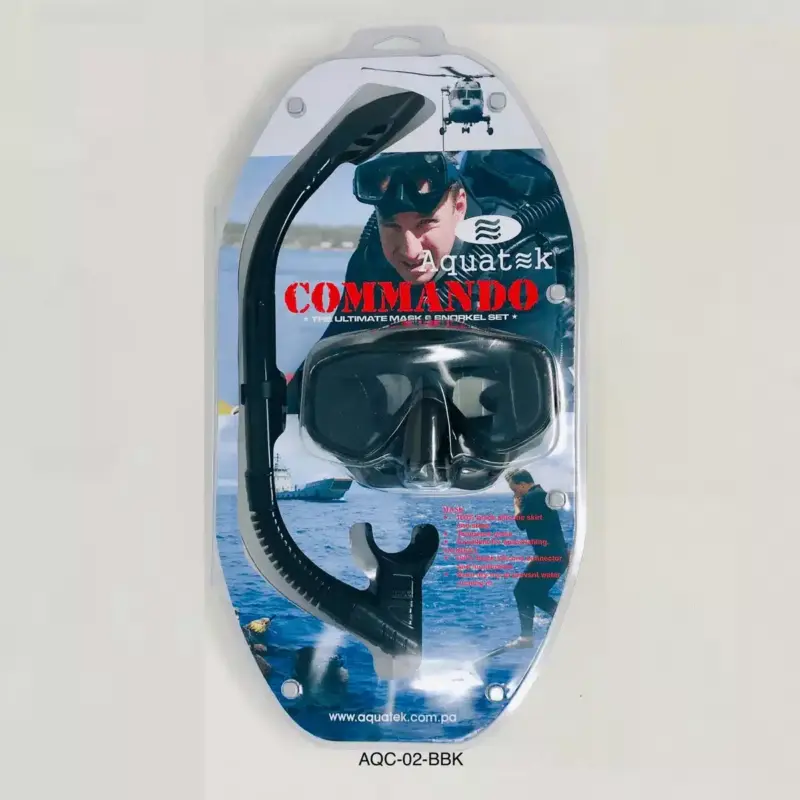 Set Mascara y Snorkel Aquatek Comando - Imagen 2