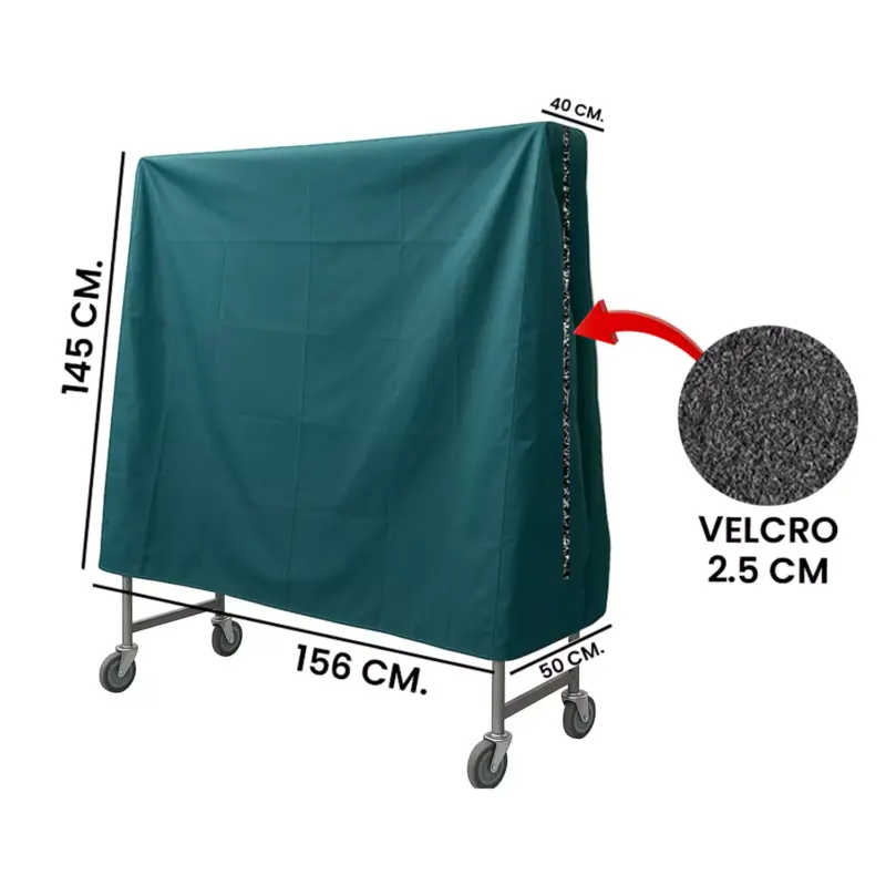 FUNDA PARA MESA DE PING PONG PPA MESA PLEGADA - Imagen 3