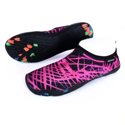 Aqua Shoes Porto Negro Fucsia - Mujer