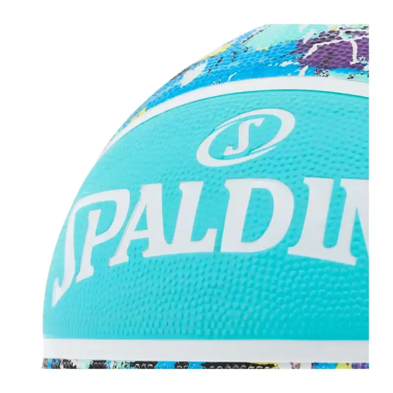 PELOTA PARA BASKET SPALDING GRAFFITI CELESTE - #7 - Imagen 3