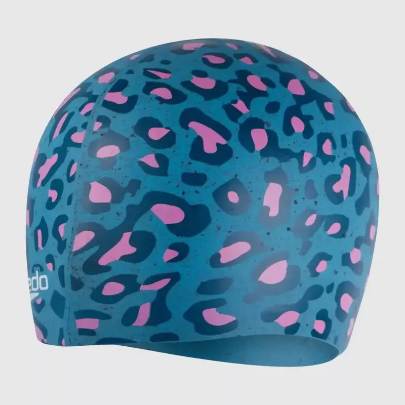 GORRO PARA NATACIÓN SPEEDO PRINTED RECICLED BLUE/PINK - ADULTO - Imagen 2