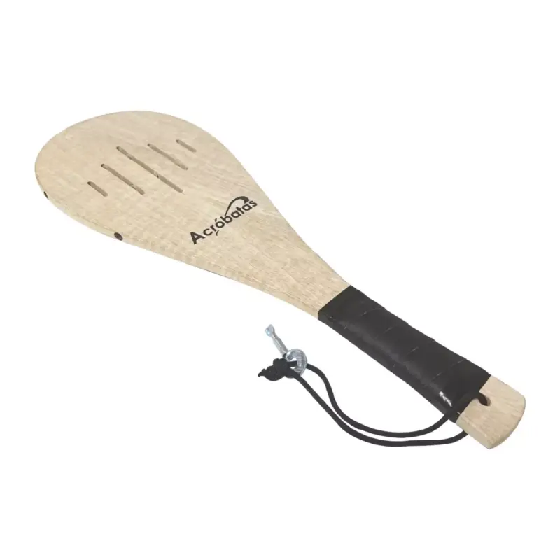 PALETA PARA FRONTÓN ACRÓBATAS - MADERA CON RANURAS Y LLAVE - Imagen 5