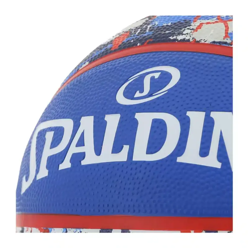 PELOTA DE BASKET SPALDING GRAFFITI GOMA BLUE RED - #7 - Imagen 3
