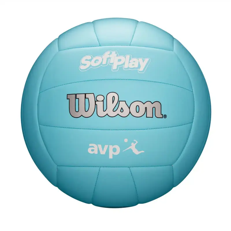 PELOTA DE VOLEY WILSON AVP SOFT PLAY #5 - CELESTE