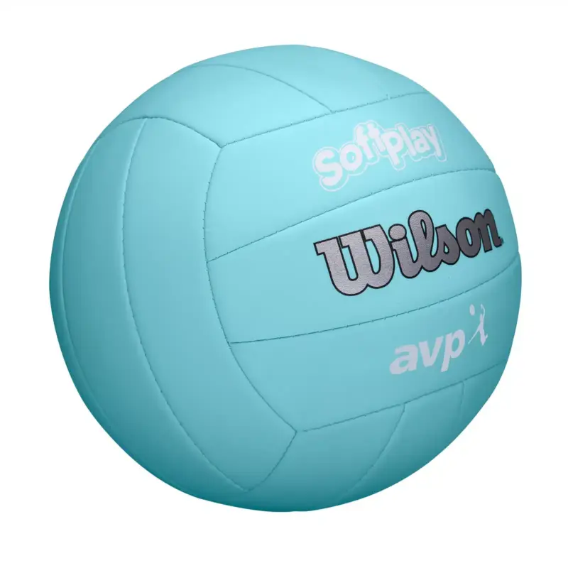 PELOTA DE VOLEY WILSON AVP SOFT PLAY #5 - CELESTE - Imagen 4