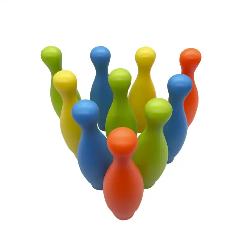 SET BOWLING 10 PALITROQUES + 2 PELOTAS + ESTUCHE (L) - Imagen 5