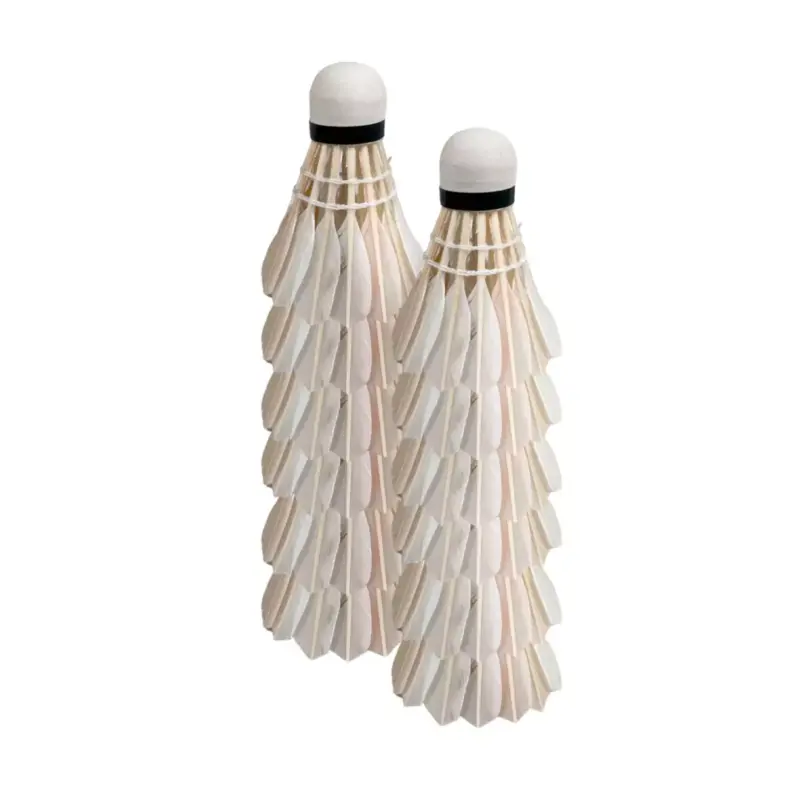 PLUMILLAS DE BÁDMINTON ORAFON X12 UNID. (GANSO) - Imagen 2