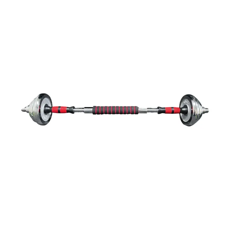 KIT 20KG PESAS CROMADAS CON ADAPTADOR - Imagen 3