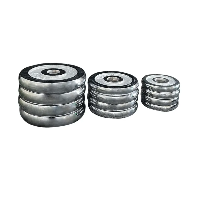 KIT 20KG PESAS CROMADAS CON ADAPTADOR - Imagen 4