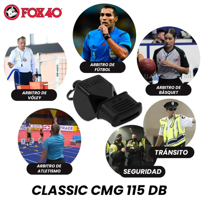 SILBATO FOX-40 CLASSIC CMG® 115 dB + LANYARD (ORIGINAL) - Imagen 3