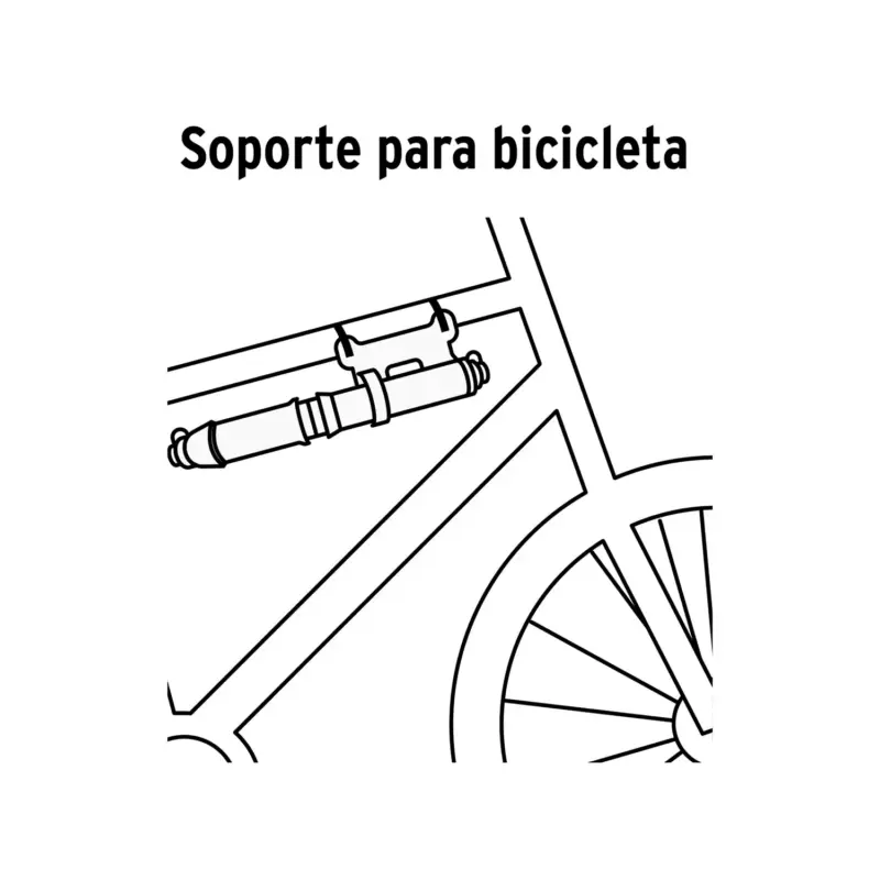 INFLADOR MANUAL TRUPER PARA BICICLETAS 75 PSI - Imagen 5