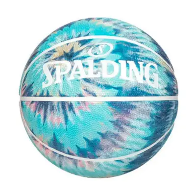 PELOTA PARA BASKET SPALDING TIE DYE TURQUESA - #6