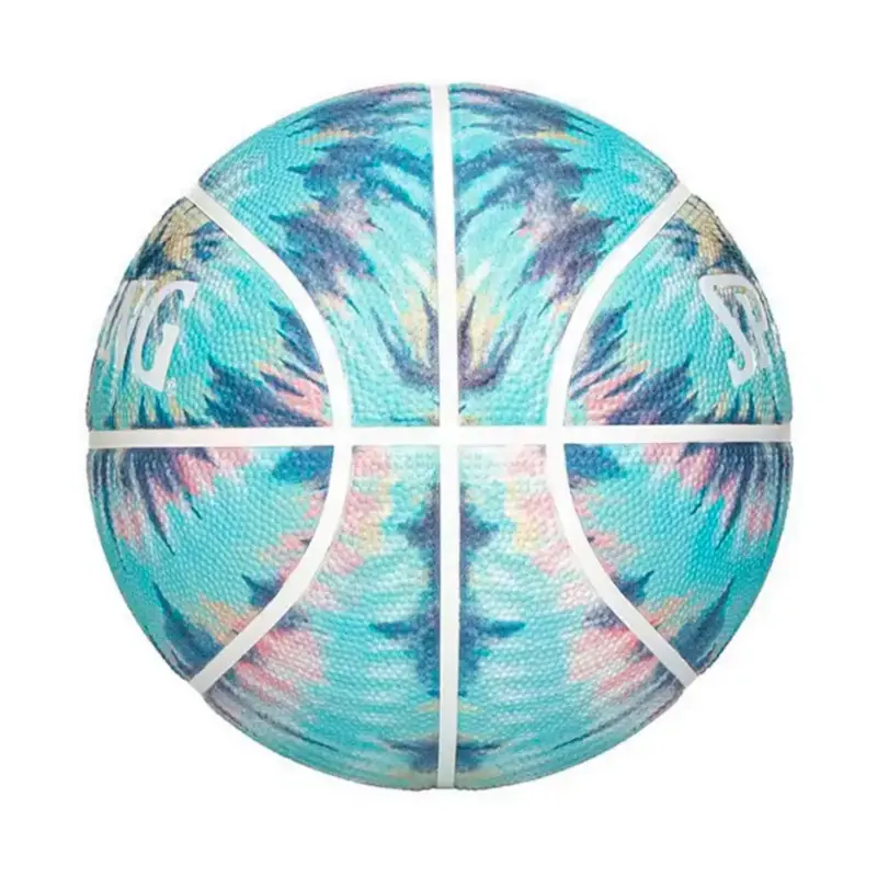 PELOTA PARA BASKET SPALDING TIE DYE TURQUESA - #6 - Imagen 2