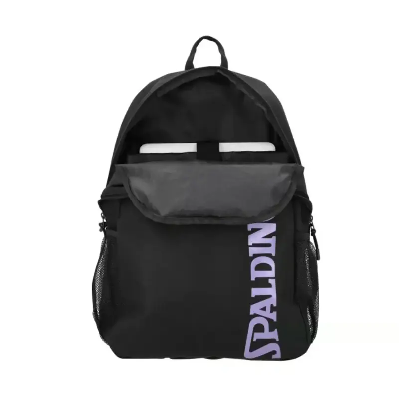 MOCHILA SPALDING BICOLOR NEGRO/LILA - Imagen 3
